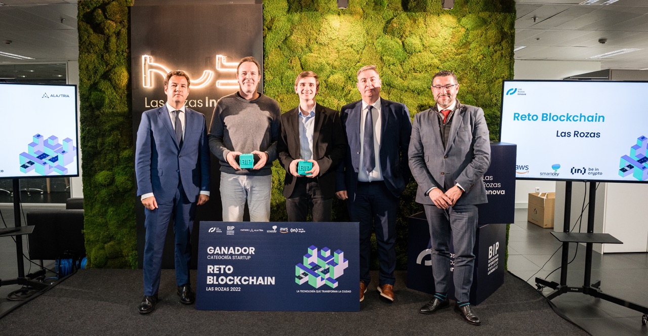 Energy solutions with social impact and drones, winners of the Las Rozas Blockchain Challenge 2022