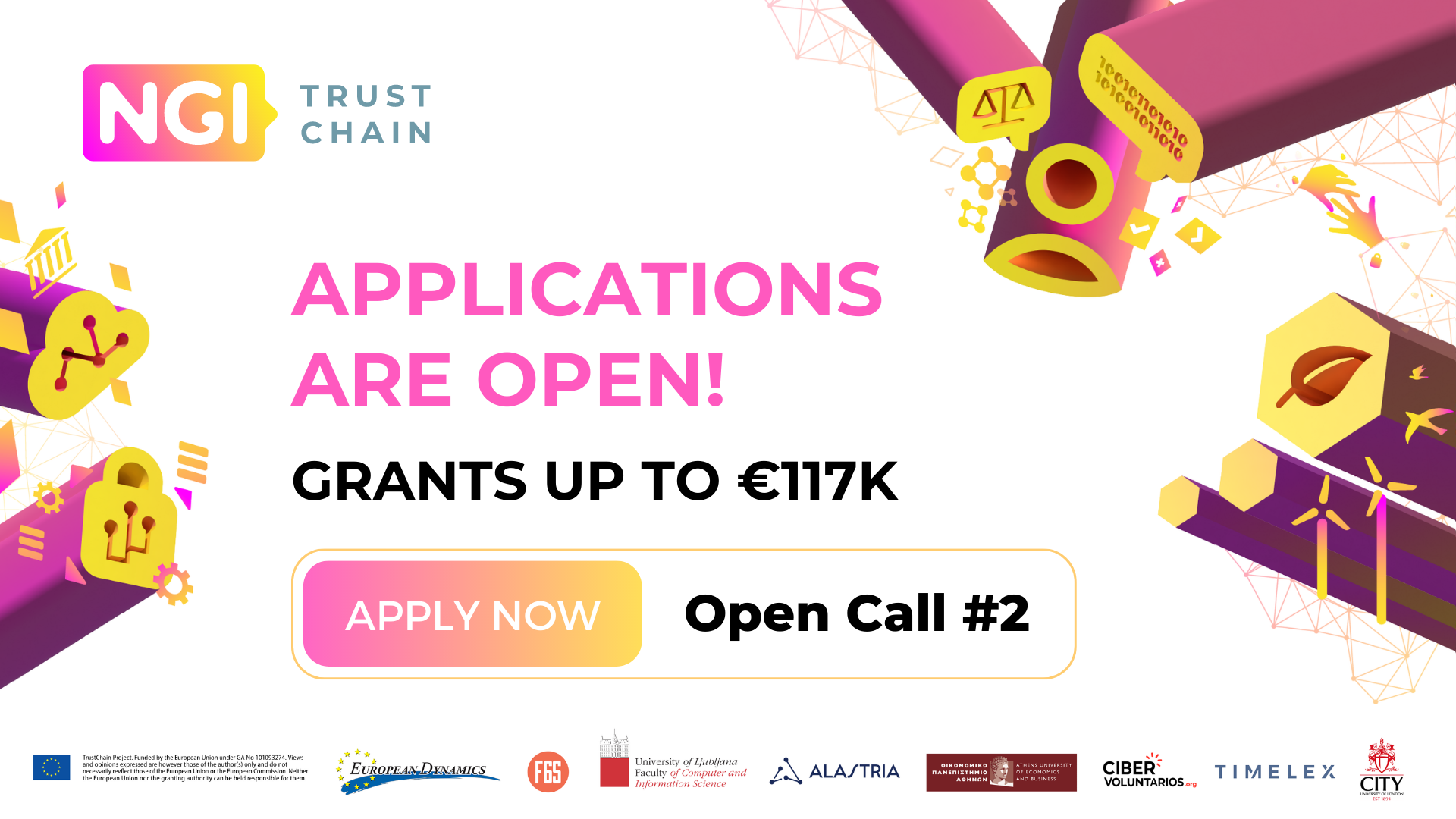 Trustchain open call2 on user privacy and data governance launched!